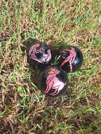 Image 1 of Obsidian Rose Gold Zodiac Spheres