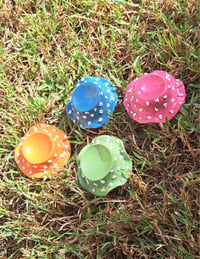 Image 1 of Handmade Mushroom Art Sphere Stands