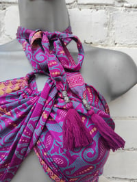 Image 1 of Myla tassel top purples 2