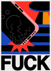 FUCK #001 Poster by Marco Oggian