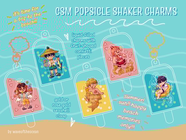 CSM Popsicle Shaker Charms