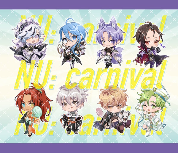 Image of NU: Carnival Glitter Acrylic Charms