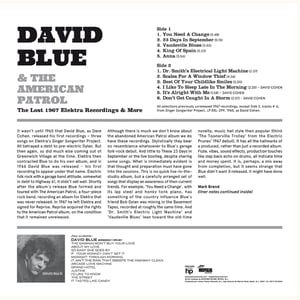 Image of DAVID BLUE & THE AMERICAN PATROL - The Lost 1967 Elektra Recordings & More (LP)