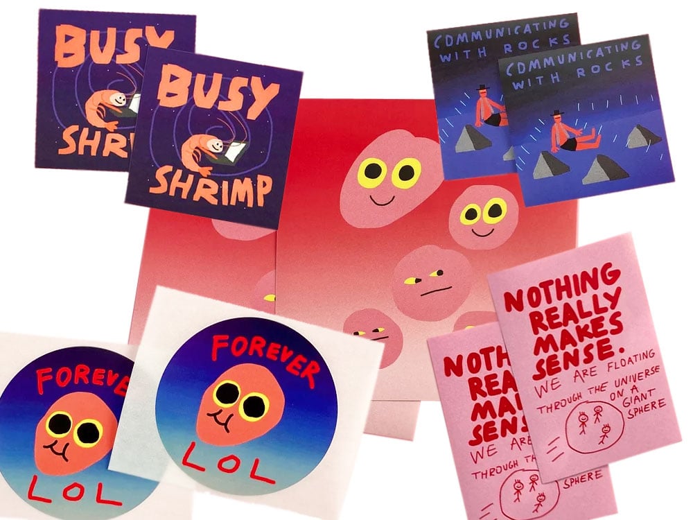 Image of STICKERSET Squizzy