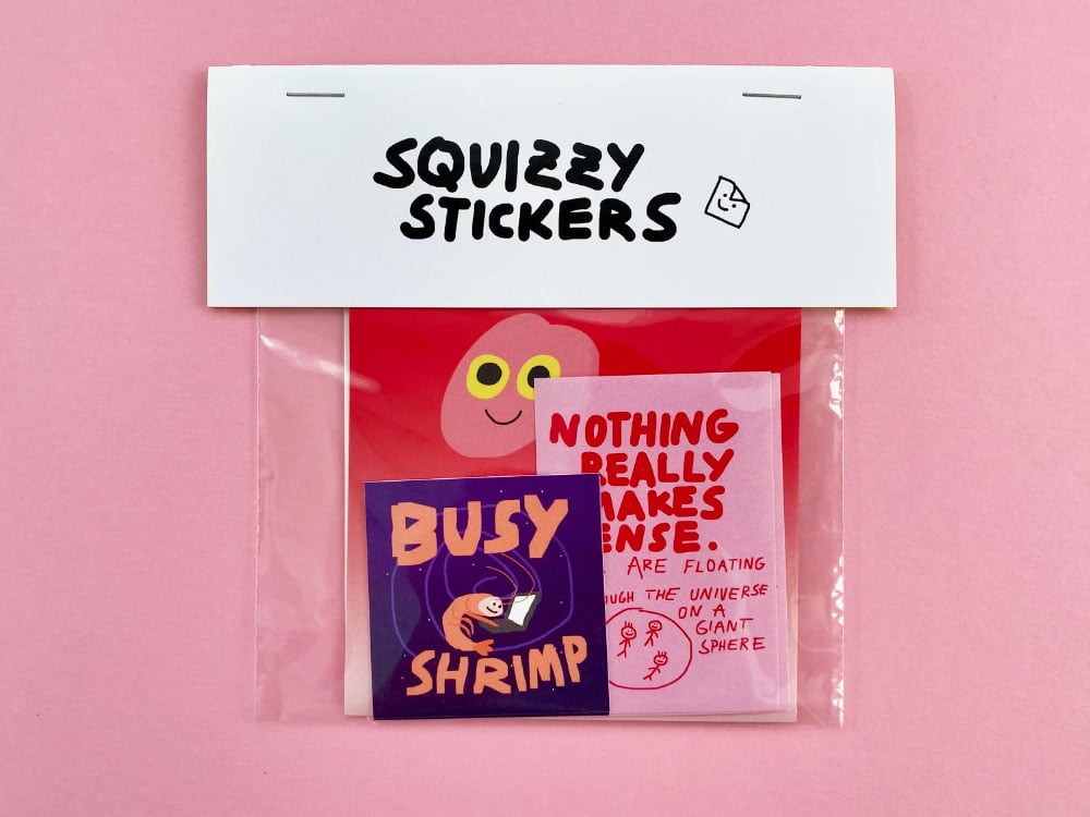 Image of STICKERSET Squizzy