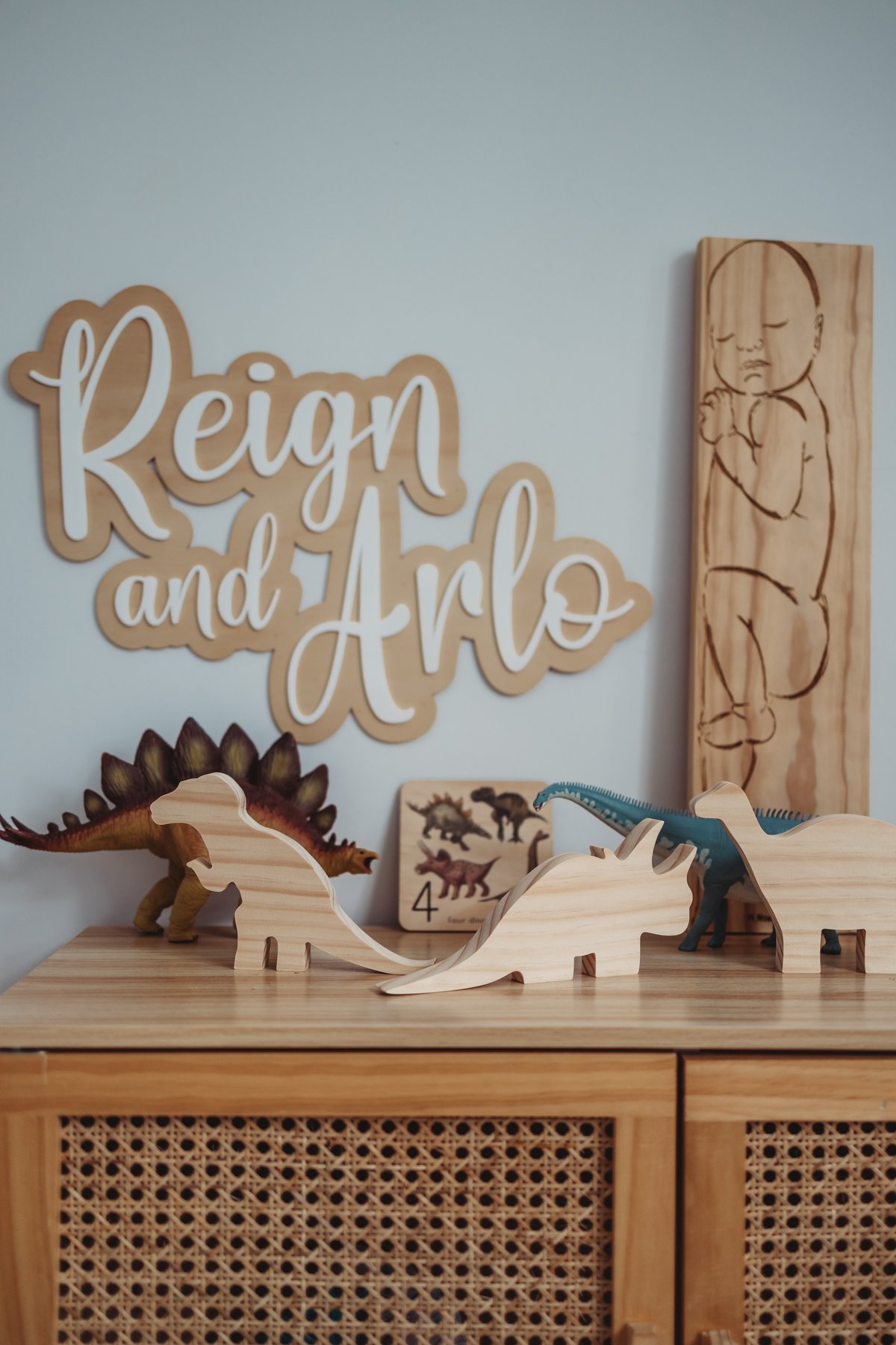 Image of Wooden Dinosaurs