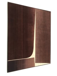 Image 2 of abstract silk composition (brown /red)