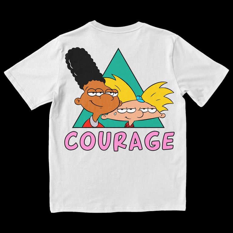 Courage - Bros Digital Tee Image 3