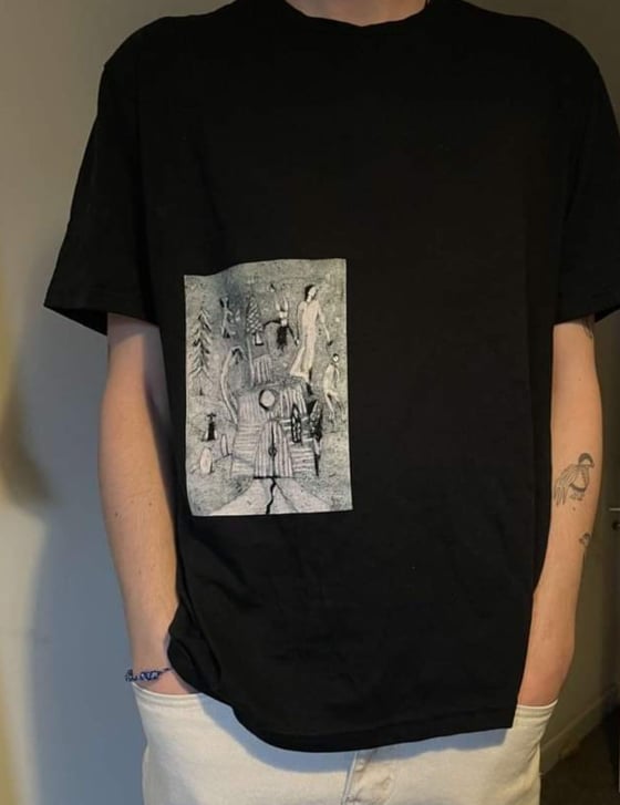 Image of 'Ascension' printed T shirt (Black)