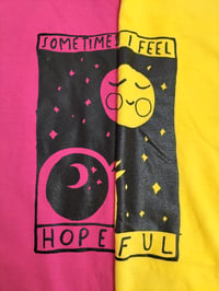 Image 1 of I Feel Hopeful tees (pink+yella)