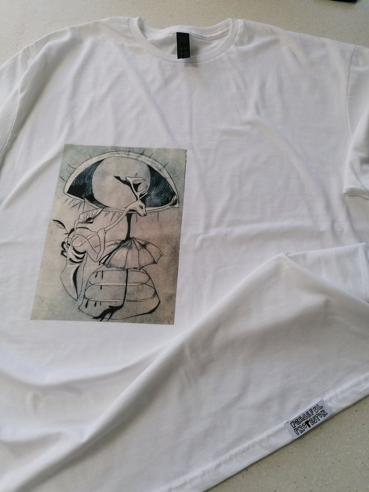 Image of Horn Dance White T