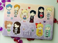 Image 2 of Kawaii chibi Sailor Moon sticker sheets