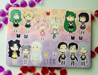 Image 3 of Kawaii chibi Sailor Moon sticker sheets