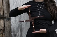 Image 1 of Croix de Brigid n°1 - Osier noir