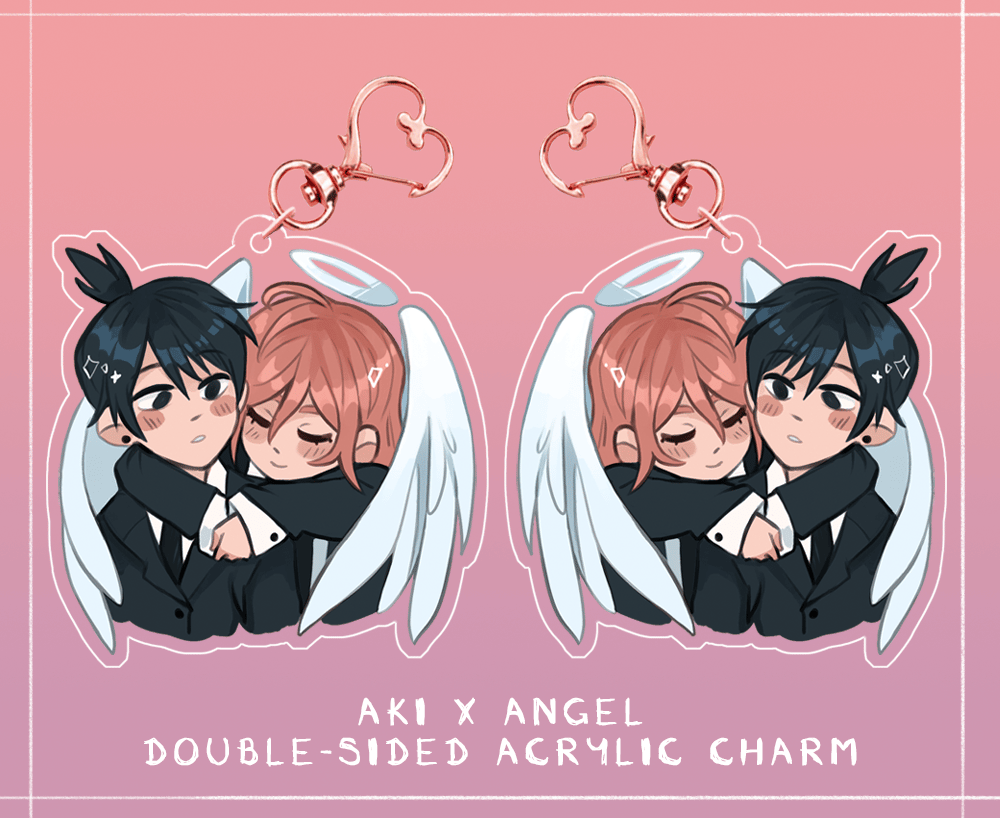 Image of *ONE LEFT* Aki x Angel | Acrylic Charm