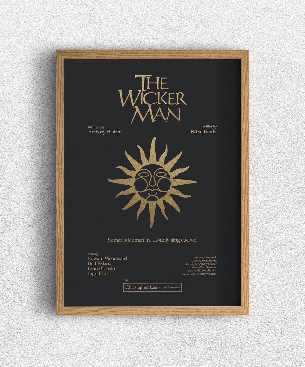 'THE WICKER MAN' PRINT (+ FREE PRINT)