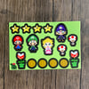 Super Mario Sticker Sheet