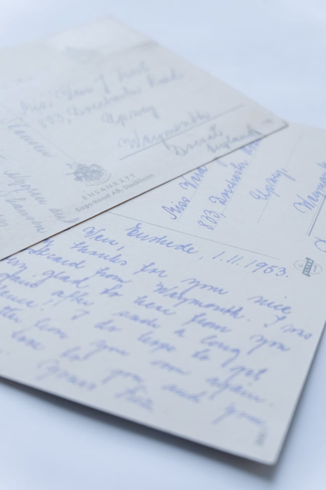 Vintage Postcard Set Swedish Summer no.2