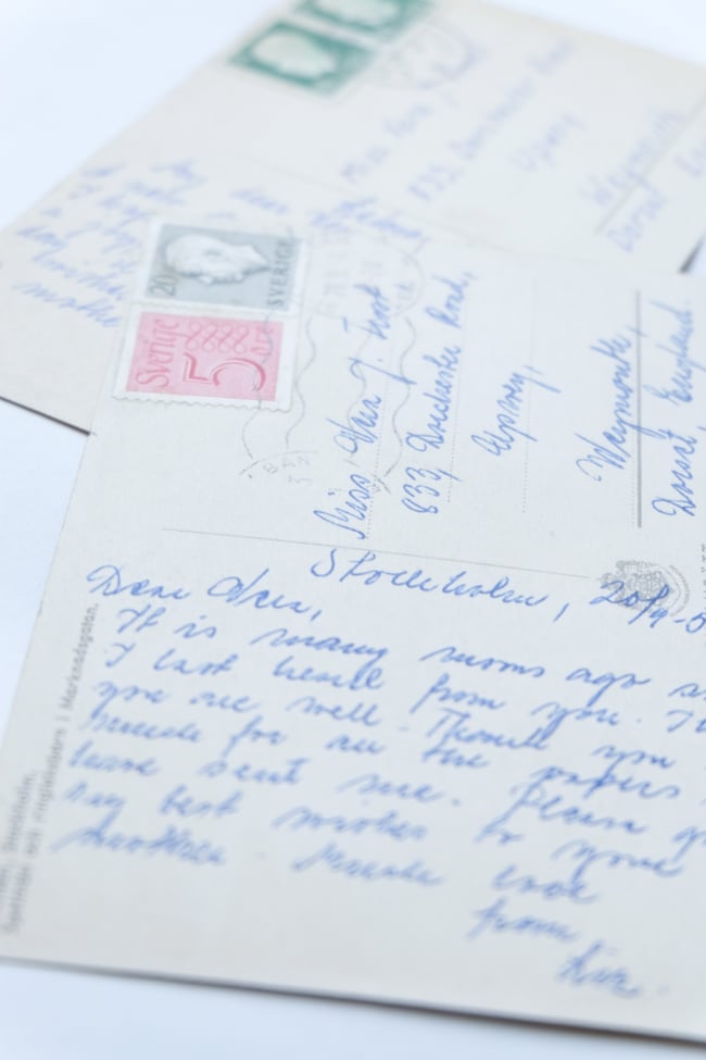 Vintage Postcard Set Swedish Summer no.1