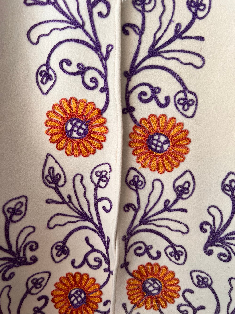 Vintage 70s Handmade Floral Jacket (XS)