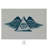 Winged Eye Screen Print - Navy Ink