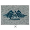 Winged Eye Screen Print - Navy Ink