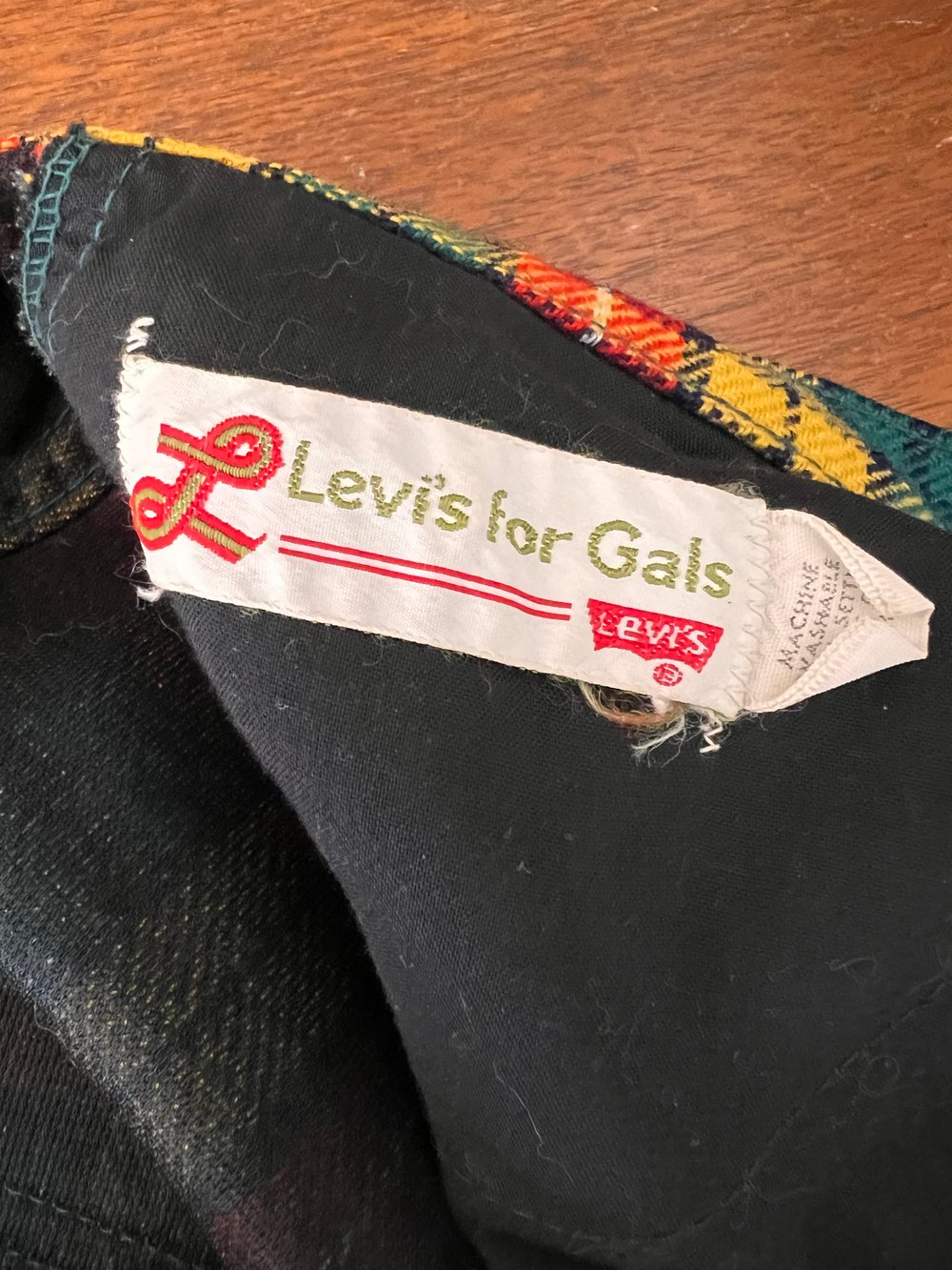 Vintage Rainbow Plaid Levi’s Pants