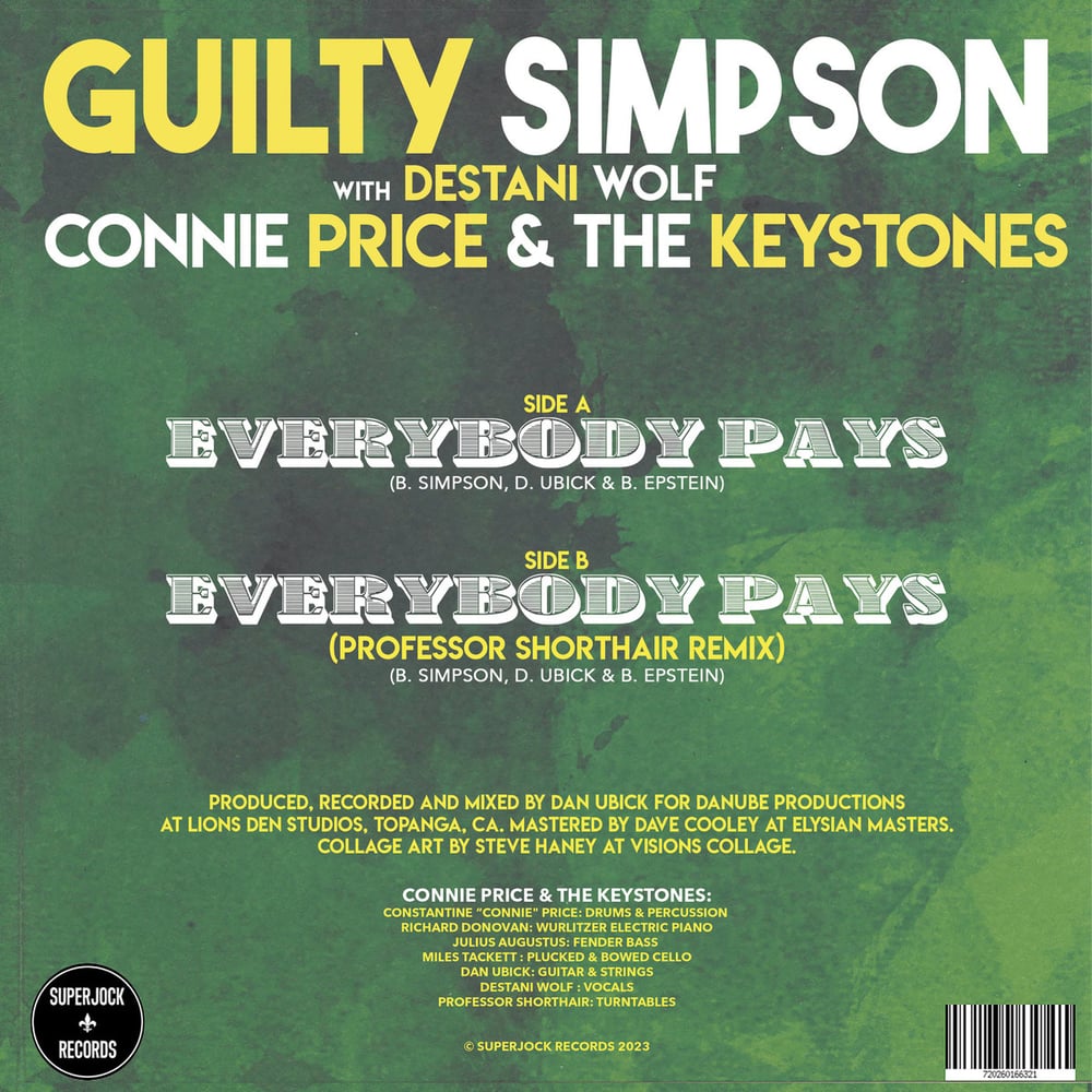 Connie Price & The Keystones ft. Guilty Simpson & Destani Wolf -  Everybody Pays (7")