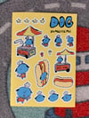 hot dog sticker page