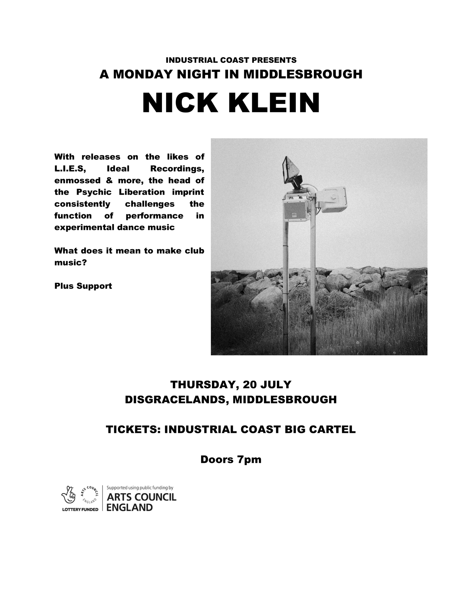 Image of NICK KLEIN - LIVE