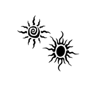 tribal sun