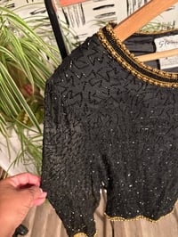 Image 2 of Vintage sequins top