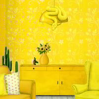 Image 2 of “Yellow Burmese Python Room” Print