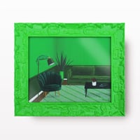 Image 3 of “Green Chameleon Room” Print