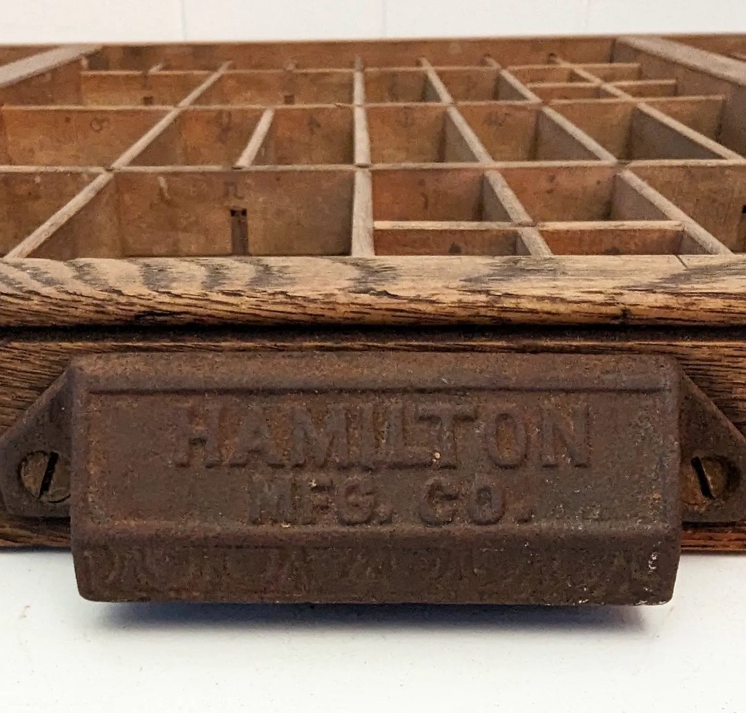 Image of Timber printers tray