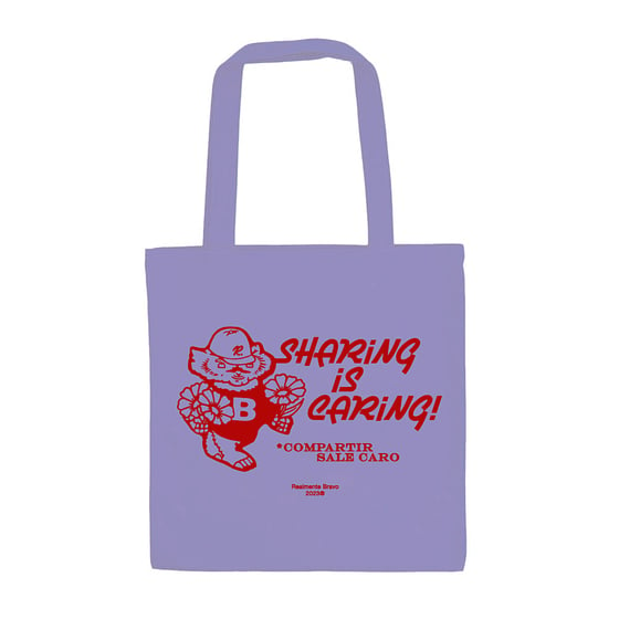 Image of SHARING LAVENDER TOTE