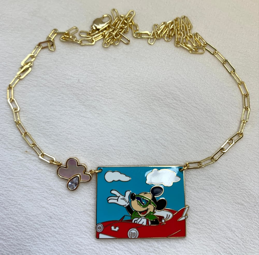 Image of Vintage Disney re-worked pin necklace
