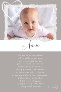 Image 1 of Will you be my Godmother/Godfather/Godparents