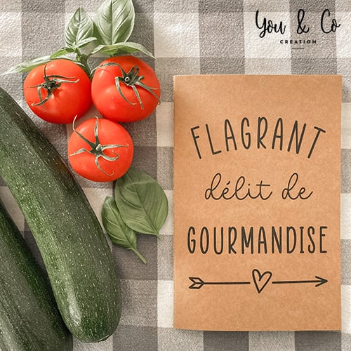 Image of Carnet de recettes "Flagrant délit de gourmandise"