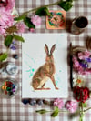 Wonderful Animals - Hare, Highland Cow, Fox & Harvest Mouse on Brambles