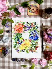 Image 1 of Selection of Wreath Prints A4