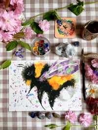 Image 2 of Giant Bumble Bee Prints - Galaxy Wing or Lilac Wing