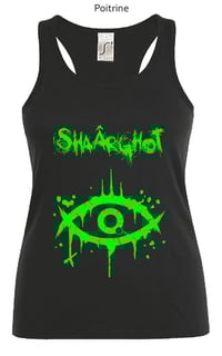 Image 2 of Débardeur Femme Noir Type EYE Classique 