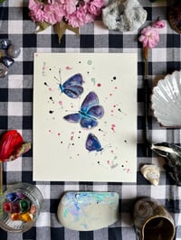 Image 2 of "Common Blue" Original