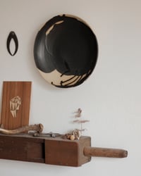 Image 3 of Hanging Platter - Black Wave