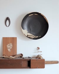 Image 2 of Hanging Platter - Black Wave