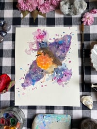 Image 2 of "Robin Galaxy" Original