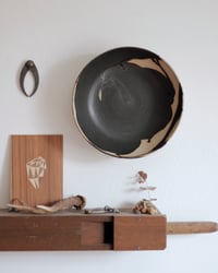 Image 1 of Hanging Platter - Black Wave 2