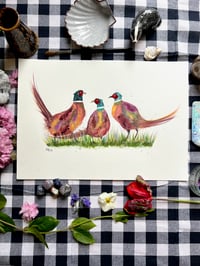Image 1 of "Pheasants" Original