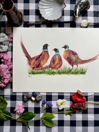 Image 2 of "Pheasants" Original